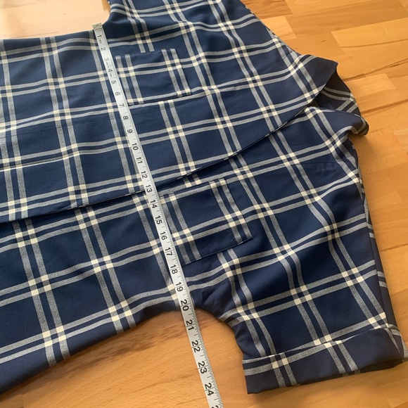 Pendleton Woolen Mills wrap navy with white with belt size XL - Picture 9 of 11